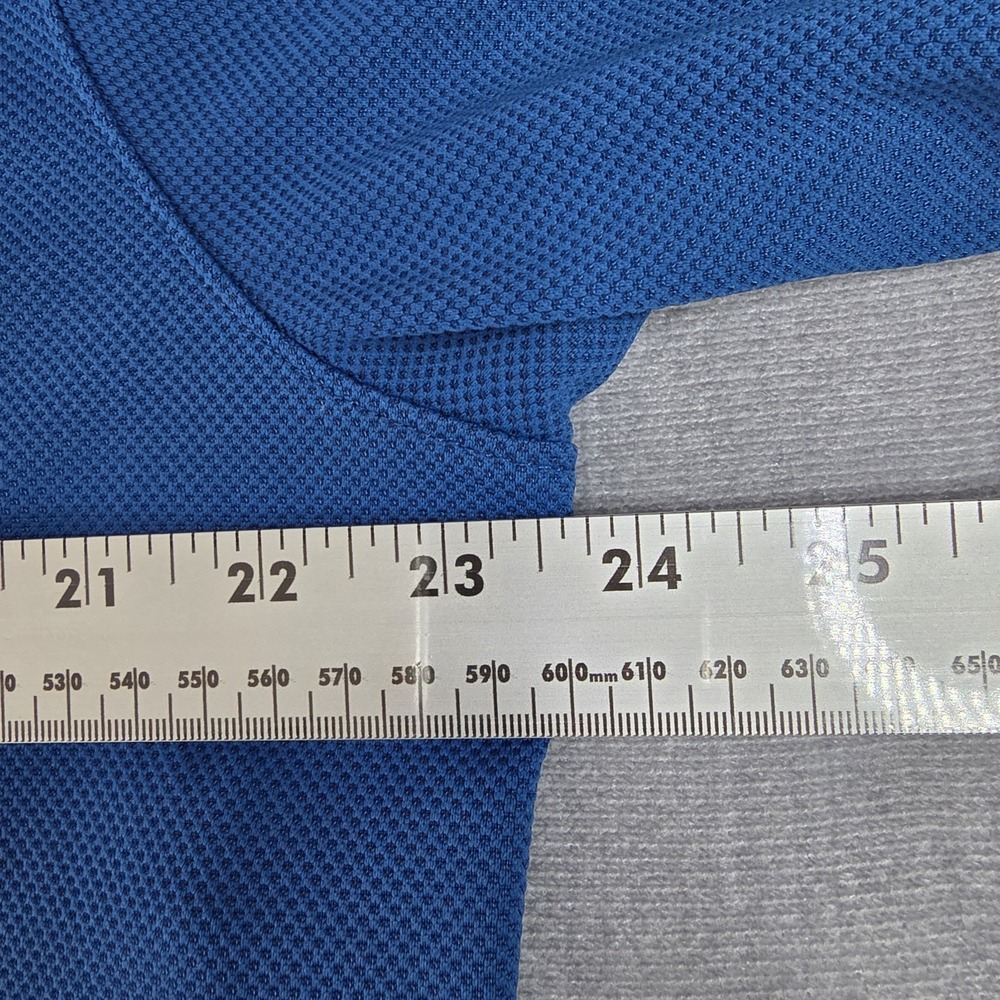 Columbia Polo Shirt Mens Large PFG Perfect‎ Cast Blue Vented Omni-Shade XM6930 - Picture 15 of 15